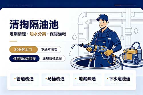 万宁清掏隔油池